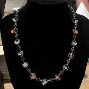 Multi-Color Gemstone Necklace